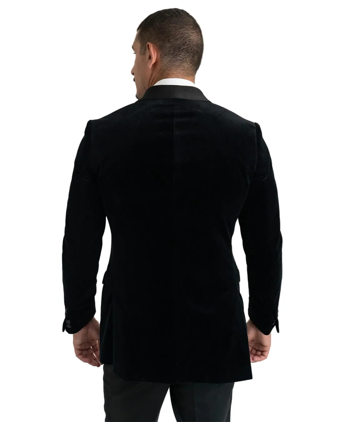 Gagliardi Printed Velvet Evening Jacket