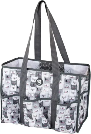 geckobrands 8 Pocket Tote - Utility Travel Swimming Pool Tote Duffle Bag for Gym, Shopping, and Everyday Use