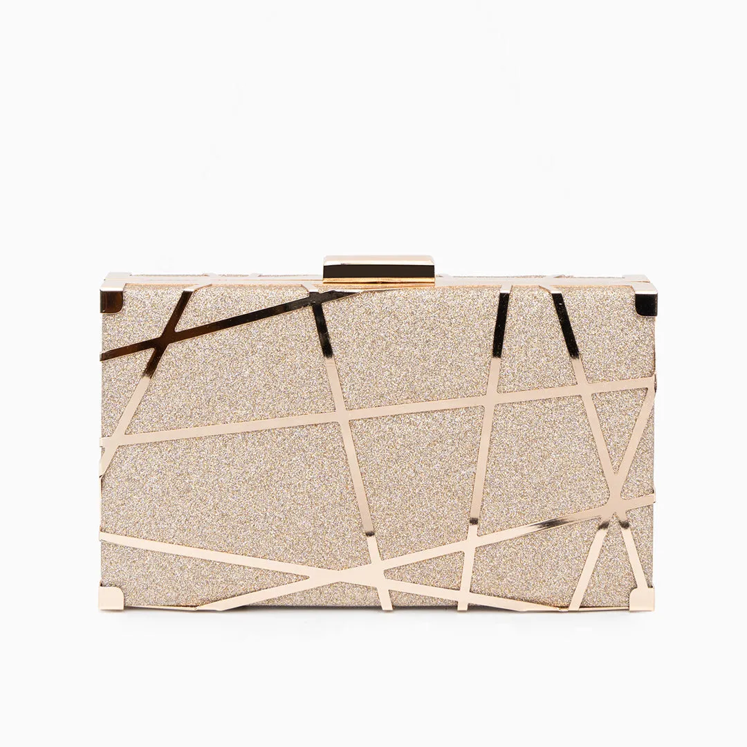 Geometric Pattern Clutch