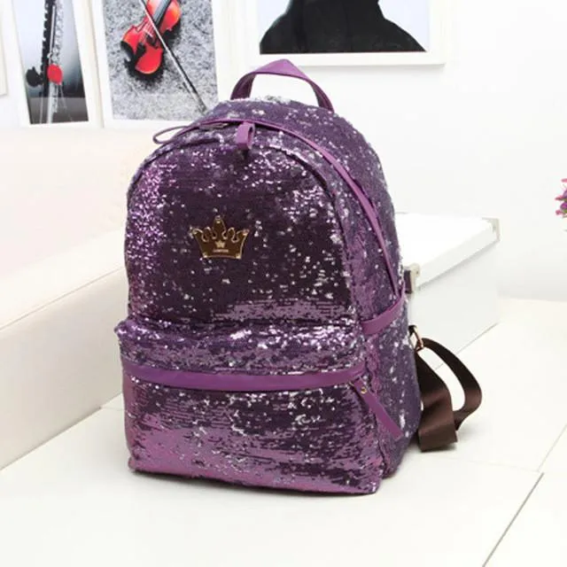 Glitter Backpack for Tweens