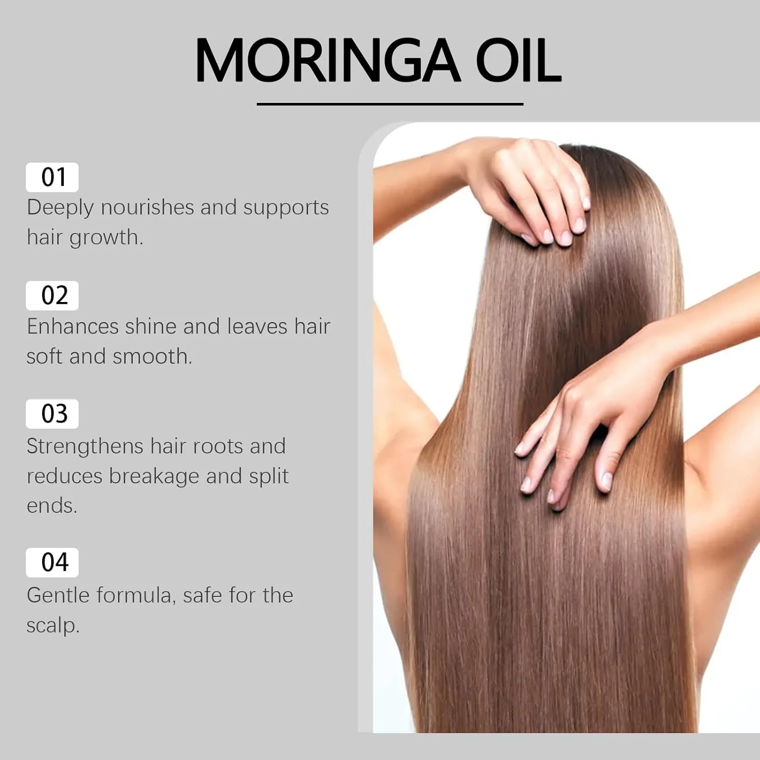 Hair Oil Treatment, Moisturizing Hair Serum,60ml