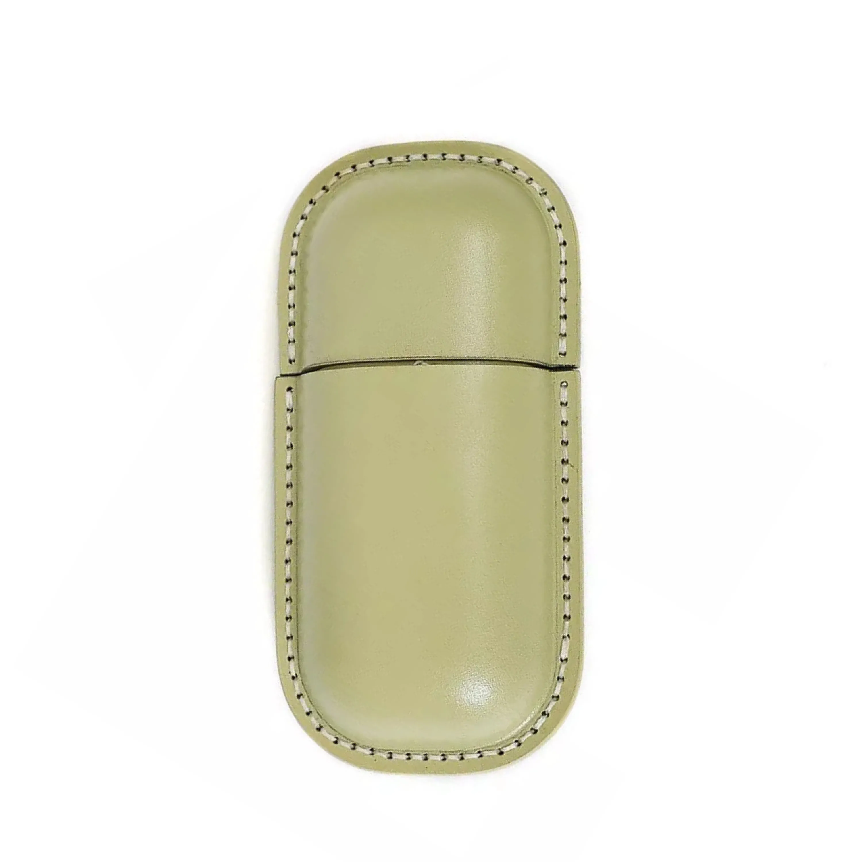 Handmade Leather Hard Shell Glasses Case for Stylish Eyewear Protection