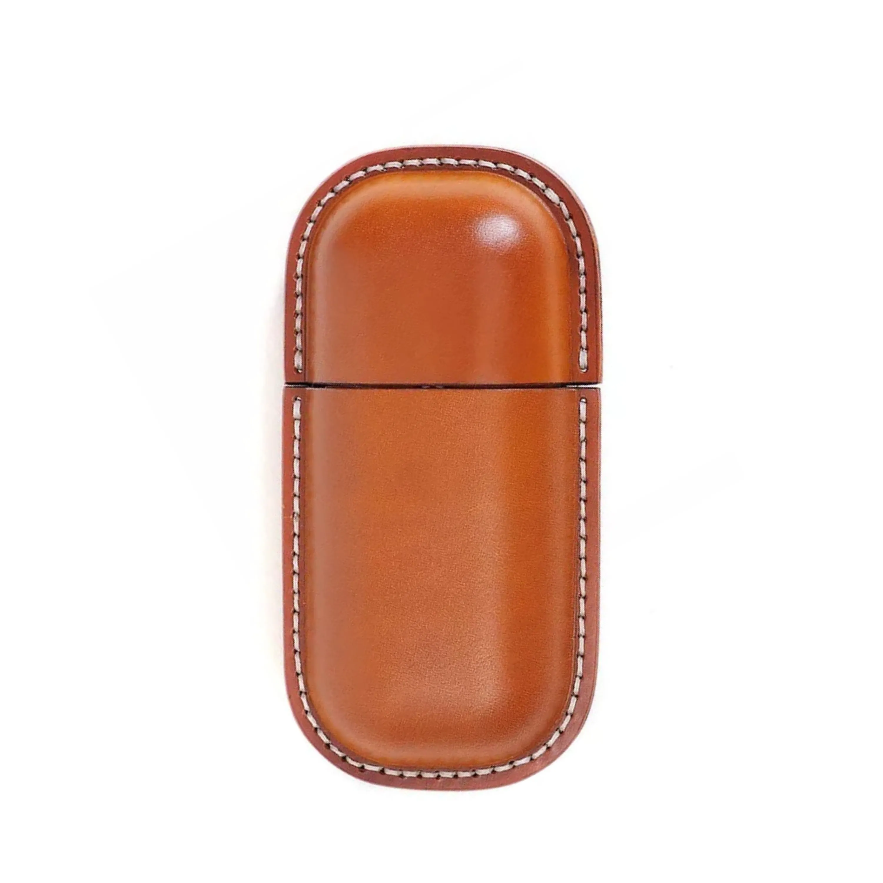 Handmade Leather Hard Shell Glasses Case for Stylish Eyewear Protection