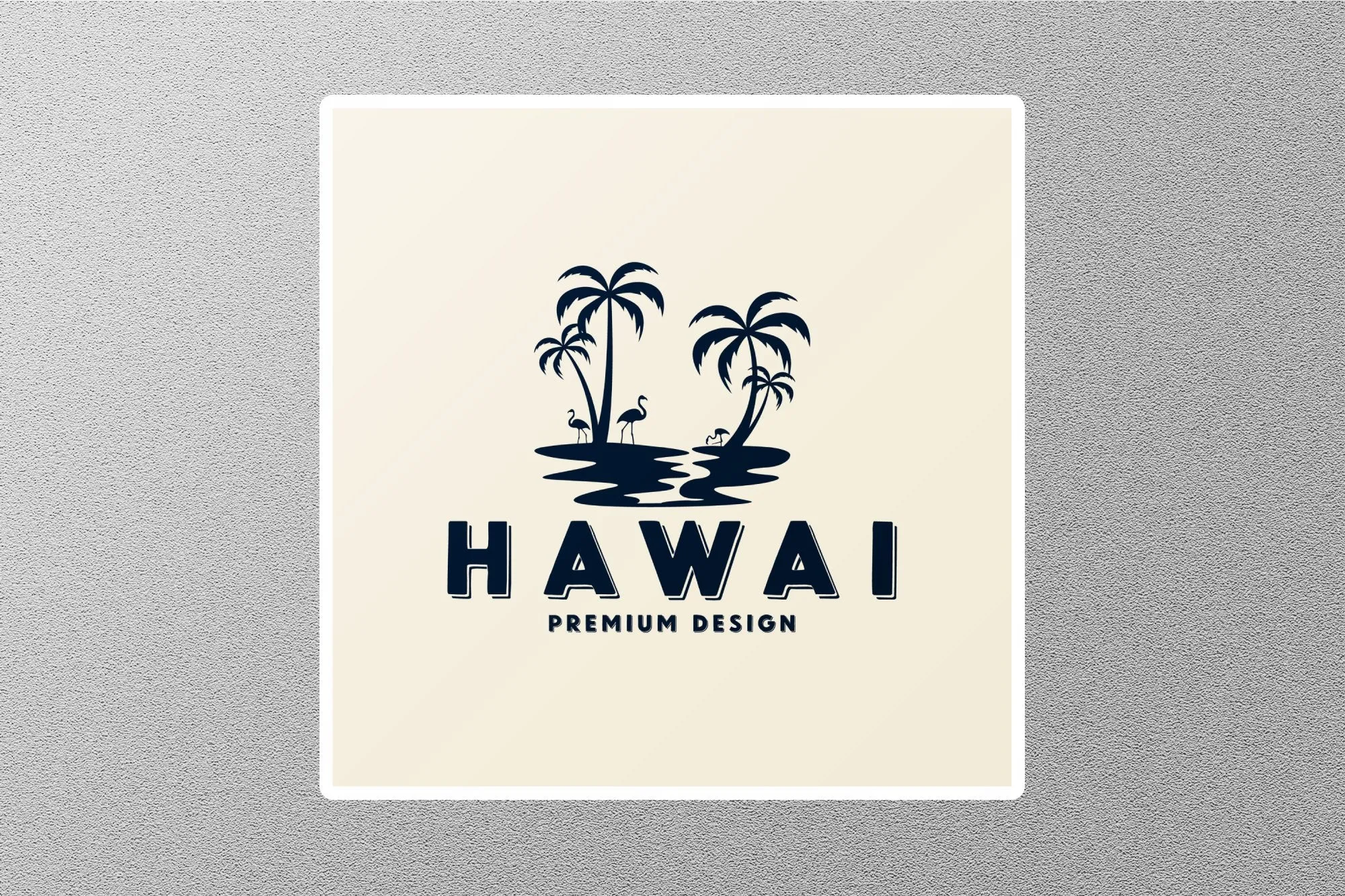 Hawai Design Travel Sticker