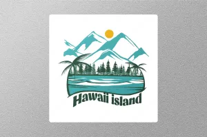 Hawaii Island Travel Sticker
