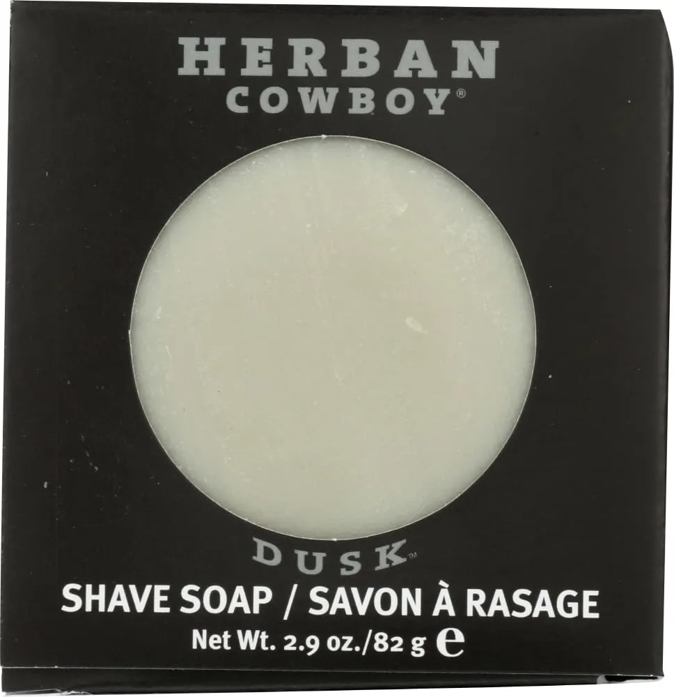 Herban Cowboy Dusk Shave Soap - Mens Shave Soap - Bar - 5 Pack - Coconut Scent - Men's Adult Shaving Agent