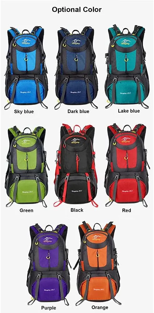 Hiking Backpack Waterproof Travel Fishing Climbing Camping 50L Hiking Daypack Trekking Bag Outdoor Adventure Sports