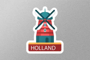 Holland Travel Sticker