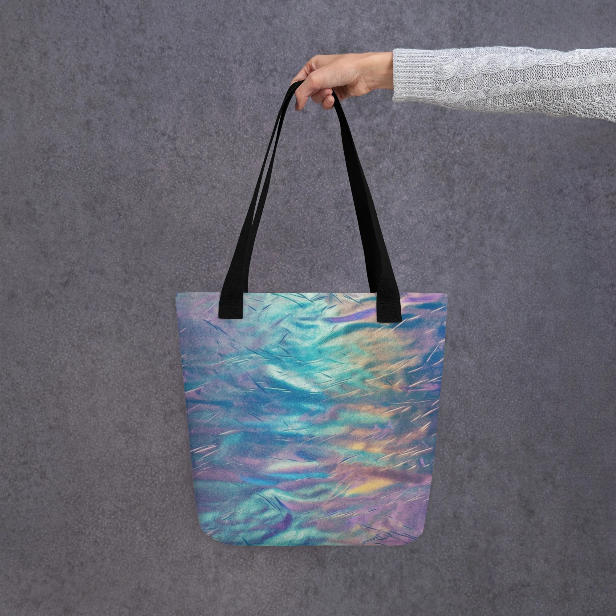 Holographic Impressions All Over Print Tote Bag