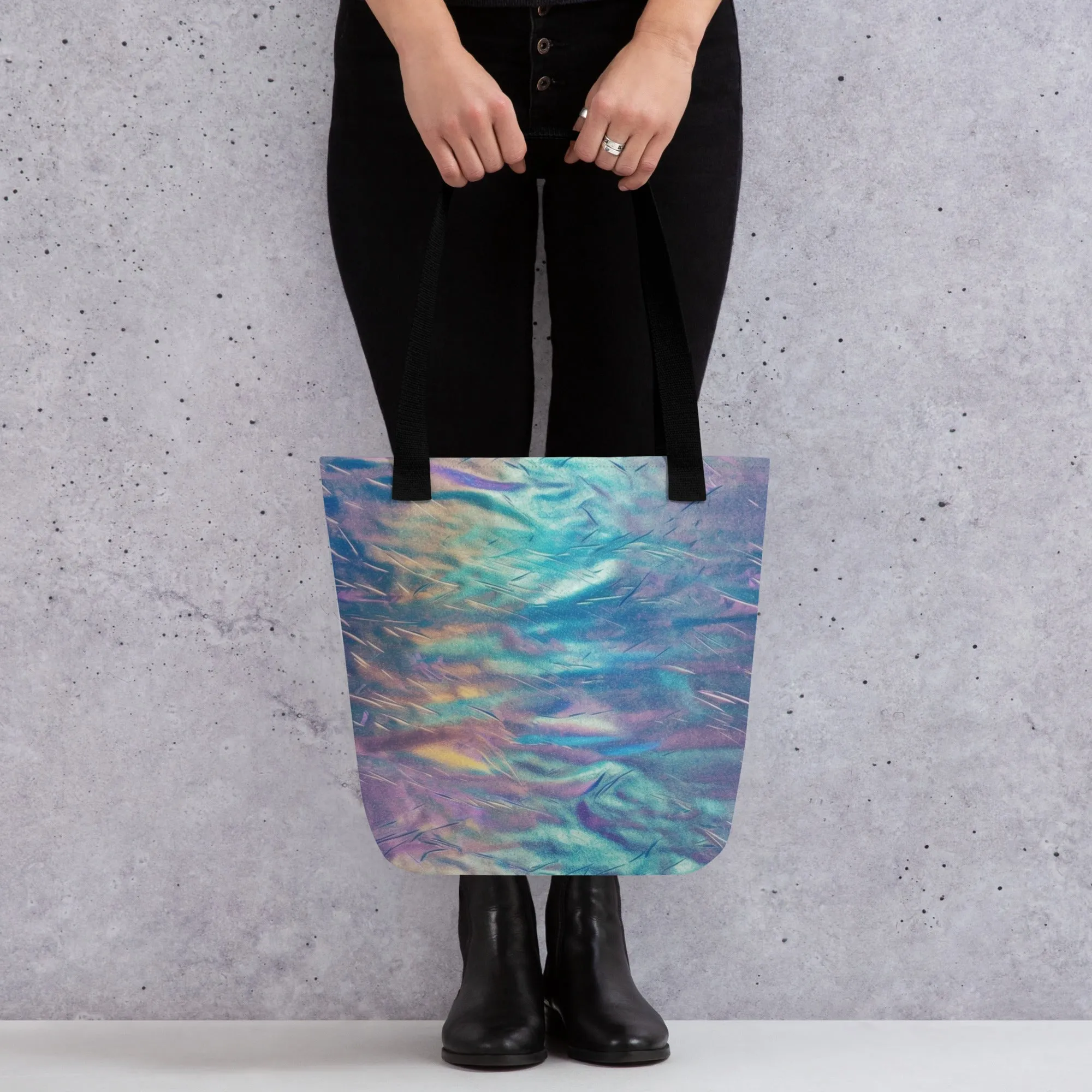 Holographic Impressions All Over Print Tote Bag
