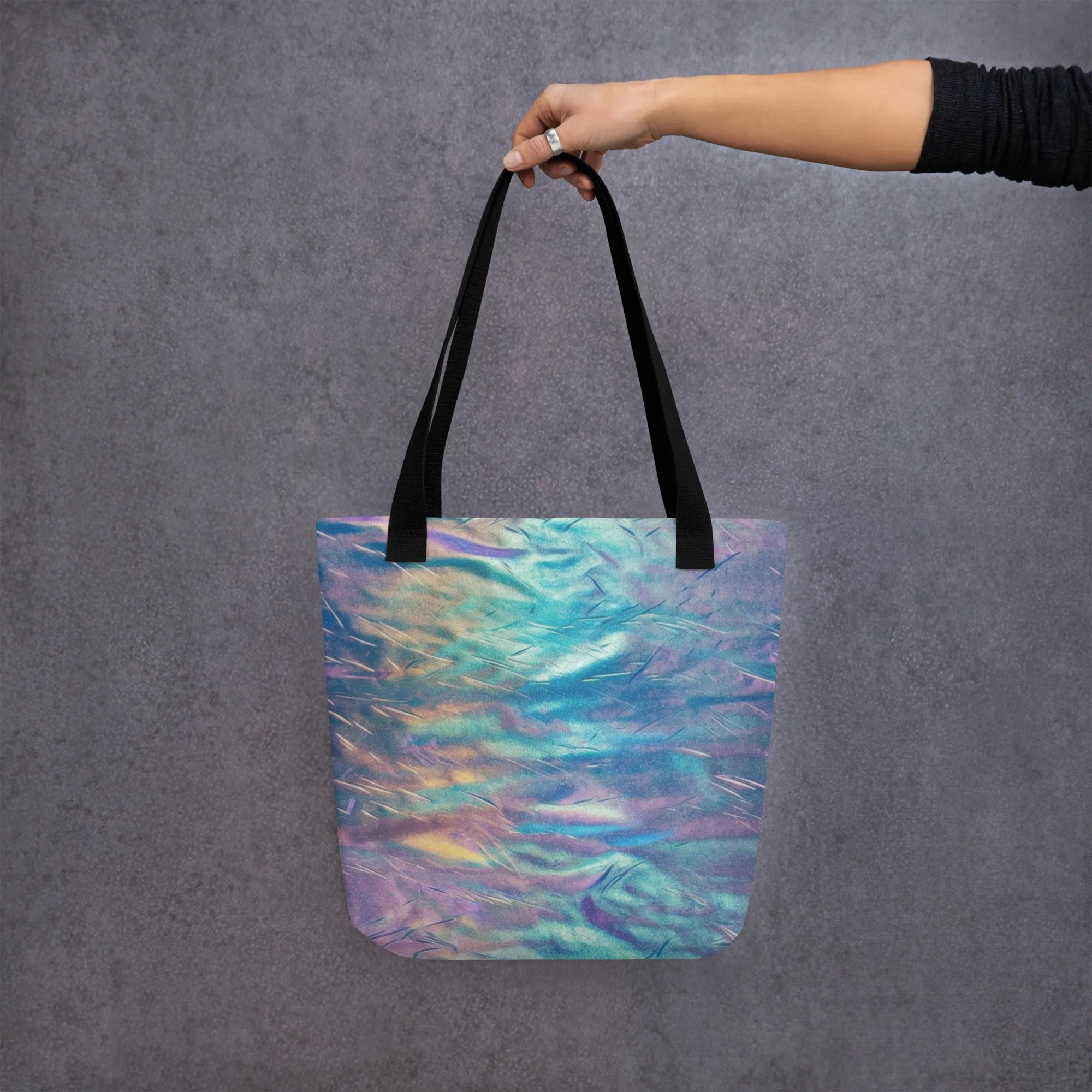 Holographic Impressions All Over Print Tote Bag