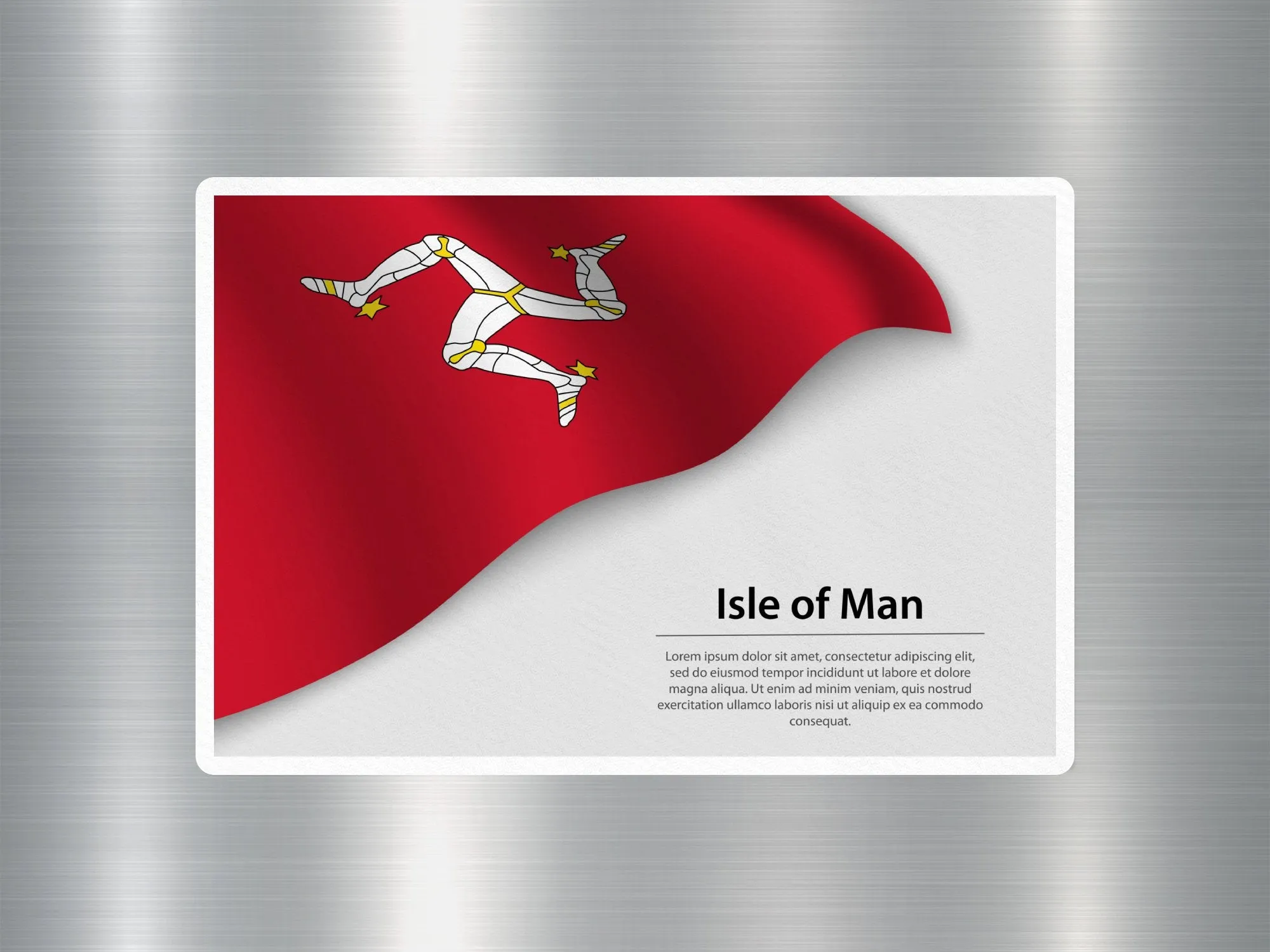 Isle Of Man Travel Sticker