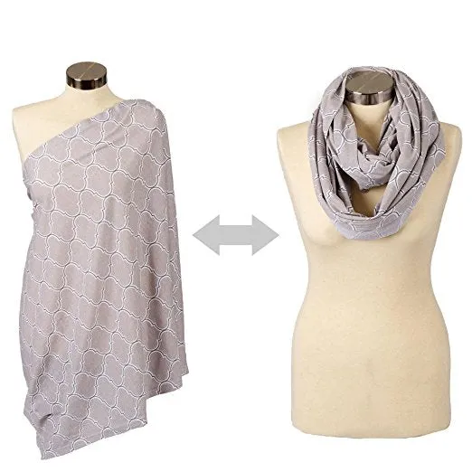 Itzy Ritzy Nursing Happens Infinity Breastfeeding Scarf