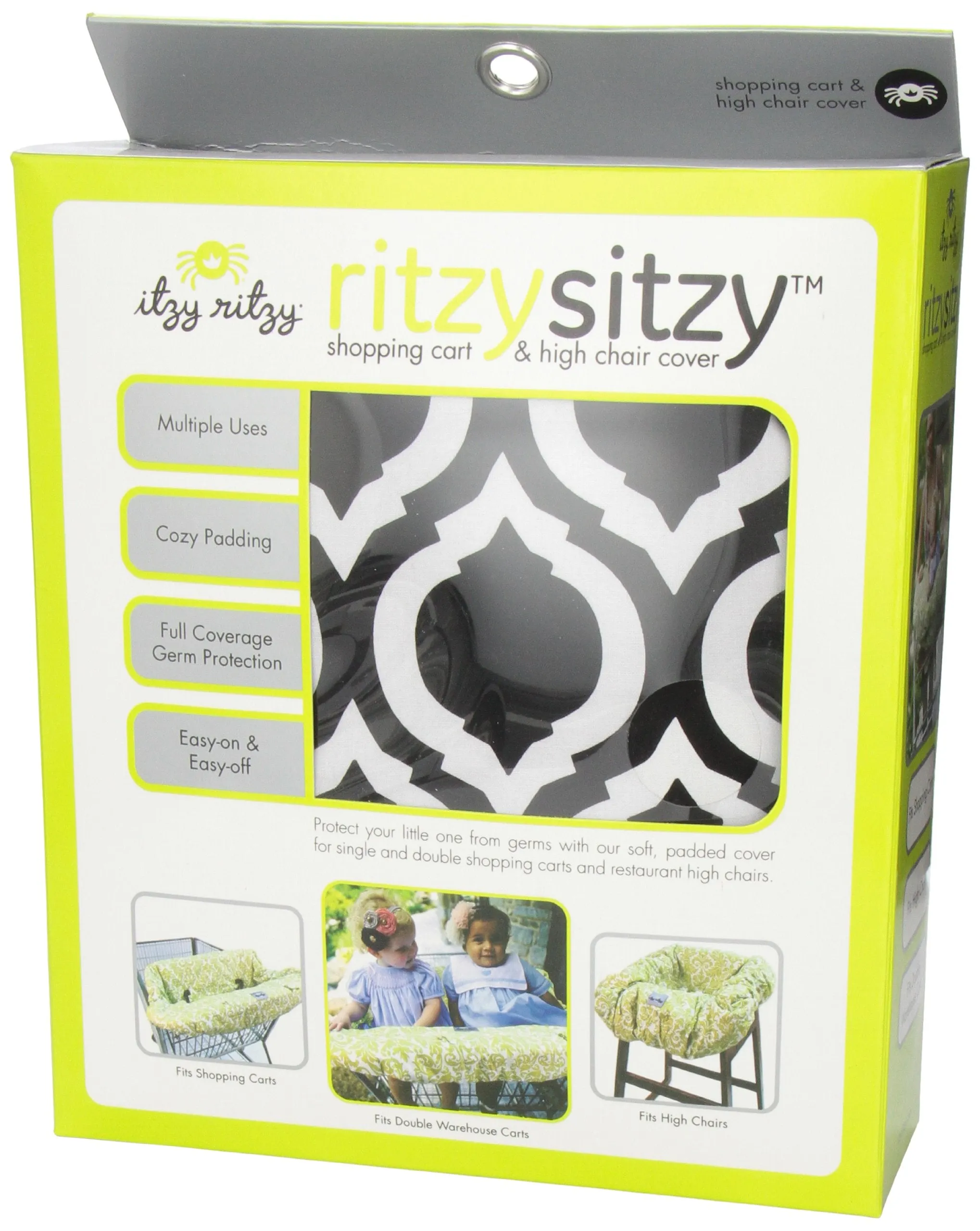 Itzy Ritzy Shopping Cart and High Chair Cover