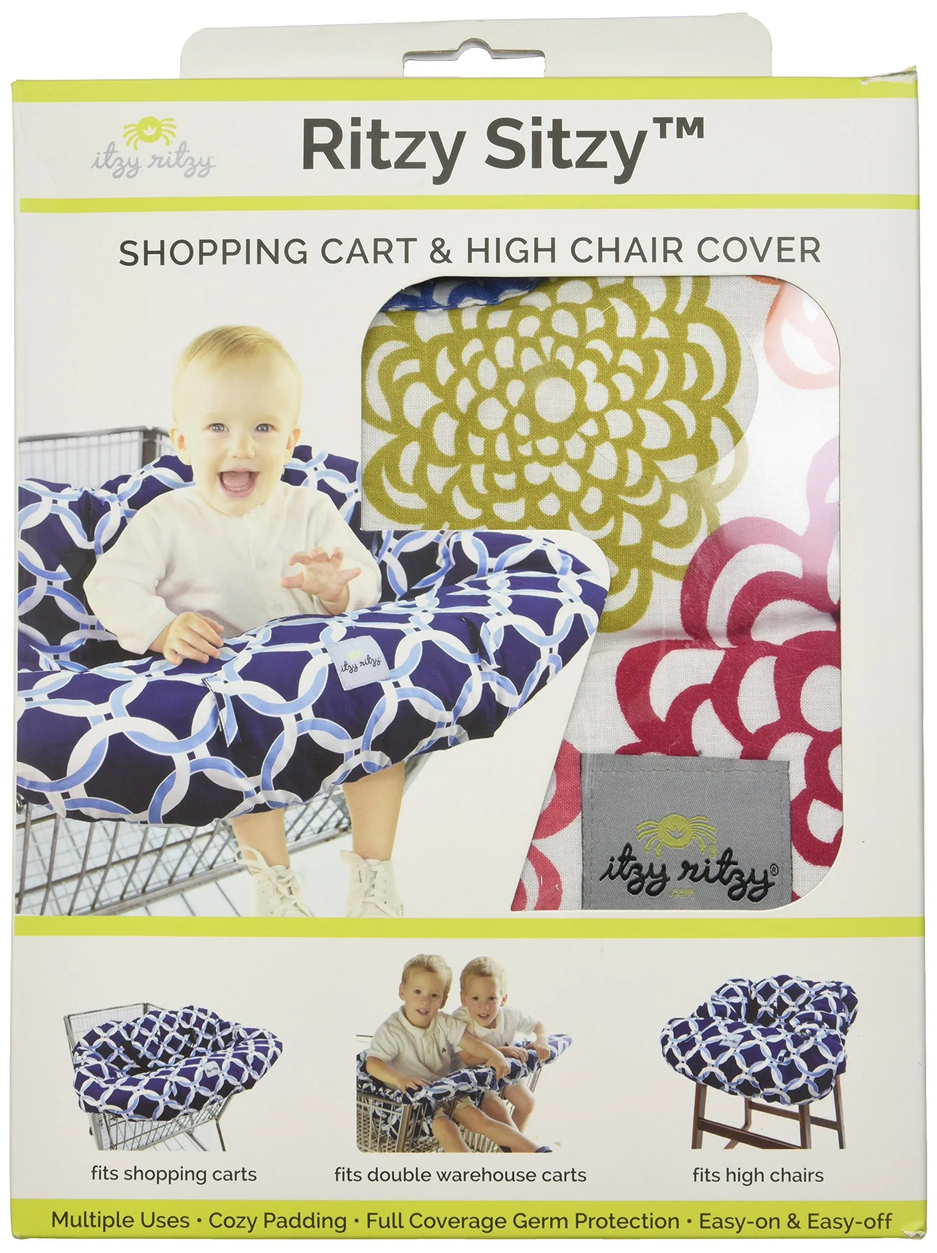 Itzy Ritzy Shopping Cart and High Chair Cover