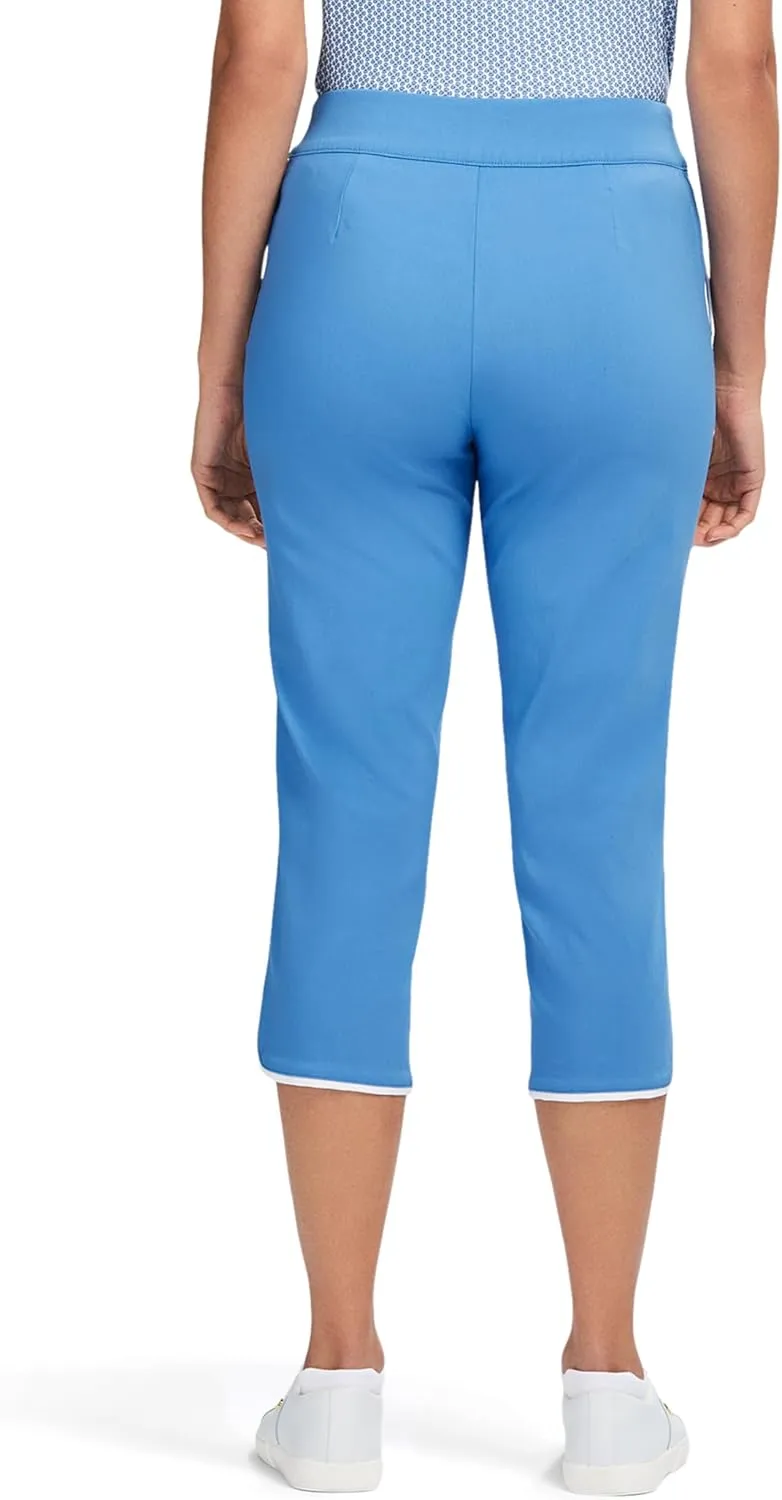 IZOD Women's Athletic Capri Pants Performance Stretch Travel Golf