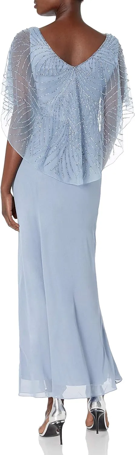 J Kara Women's Capelet Dress