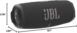 JBL Charge 5 - Portable Bluetooth Speaker with Exclusives Hardshell Travel Case with IP67 Waterproof and USB Charge Out (Black), Charge 5 with Case