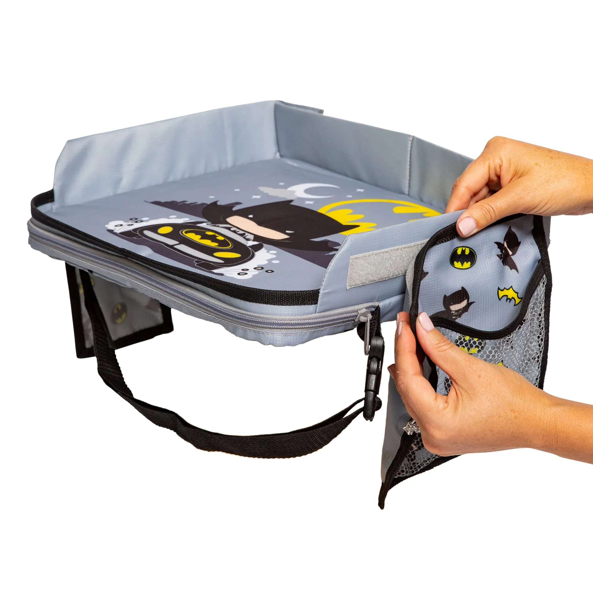 J.L Childress 3-in-1 Travel Tray & iPad Tablet Holder, Car Seat Lap Tray for Toddlers & Kids