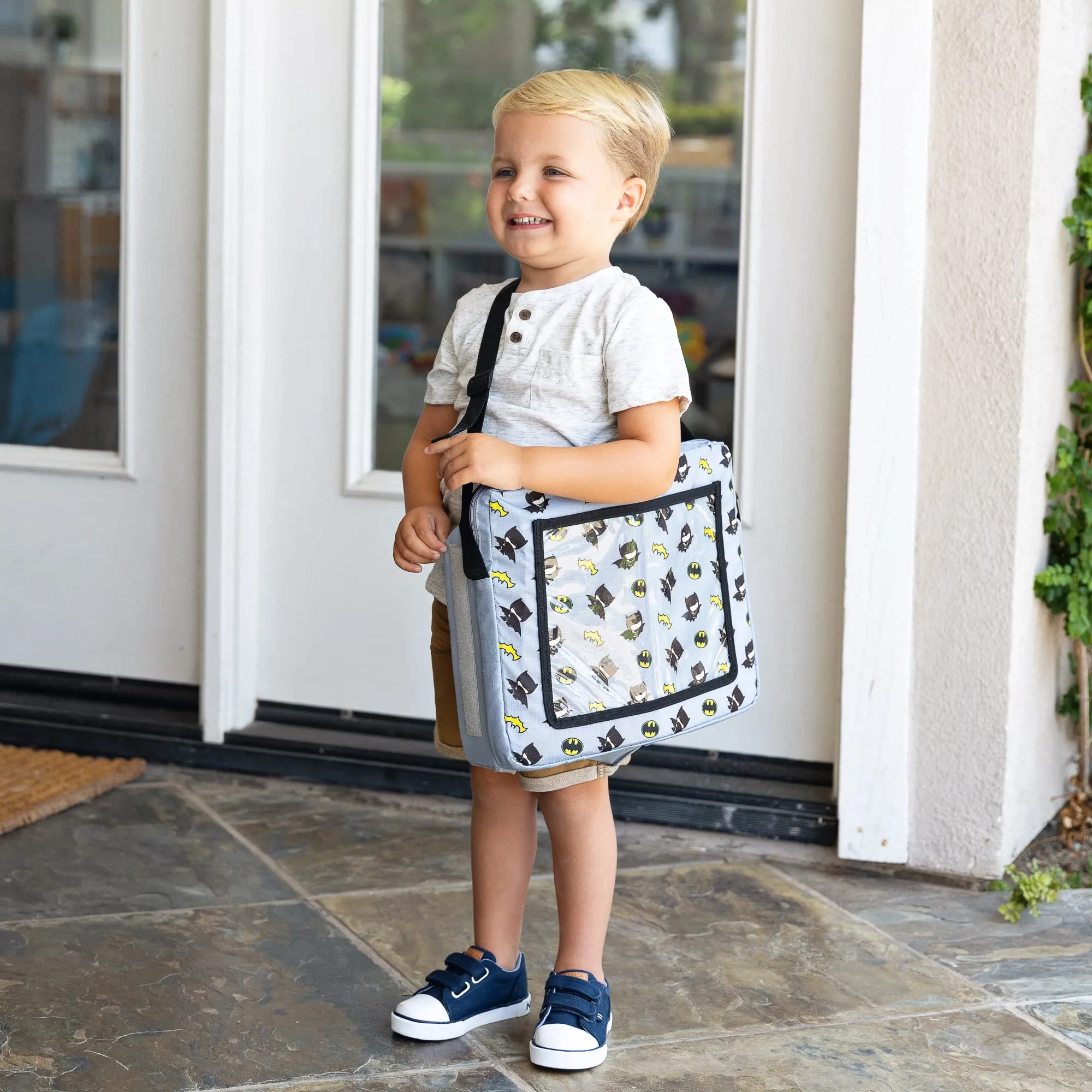 J.L Childress 3-in-1 Travel Tray & iPad Tablet Holder, Car Seat Lap Tray for Toddlers & Kids