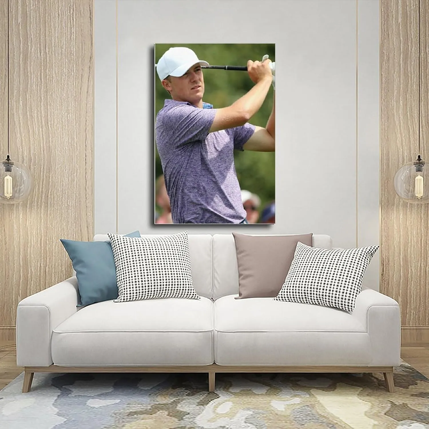 Jordan Spieth Golf Poster65 Canvas Poster Wall Art Decor Print Picture Paintings for Living Room Bedroom Decoration Unframe:20x30inch(50x75cm)