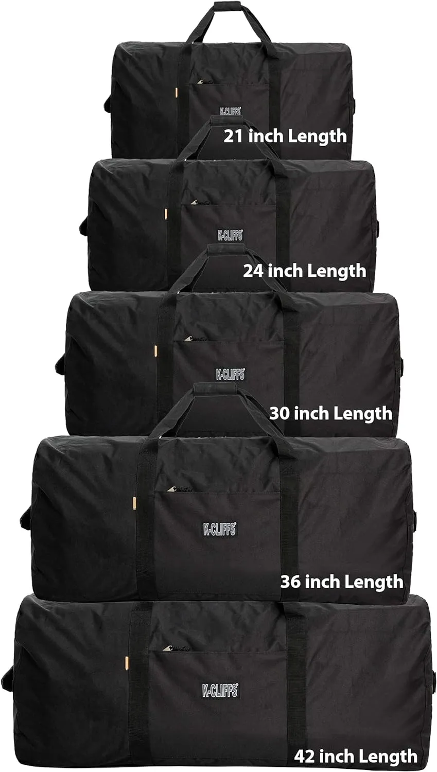 K-Cliffs Heavy Duty Cargo Duffel Large Sport Gear Equipment Travel Bag Rooftop Rack Bag By Praise Start