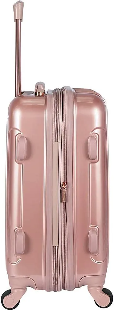 kensie Women's Alma Luggage Set, Midnight Blue, 20-Inch Carry-On