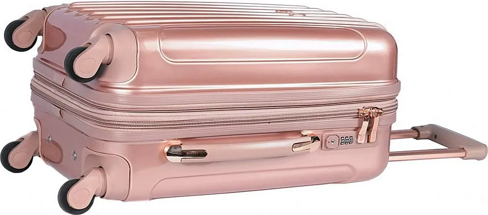 kensie Women's Alma Luggage Set, Opal, 20-Inch Carry-On