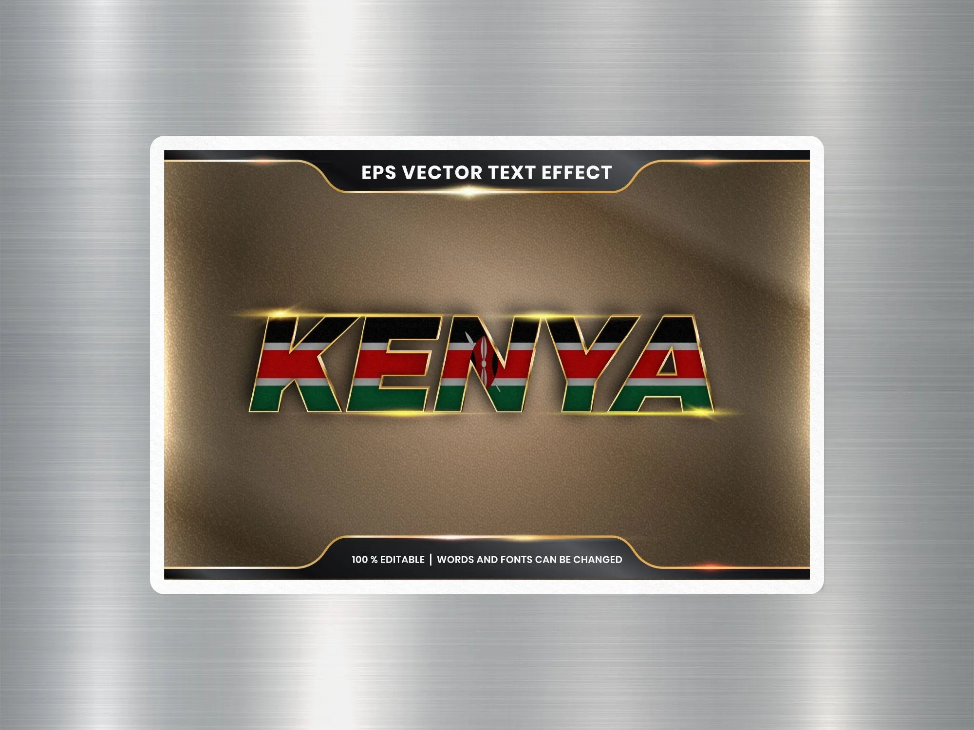 Kenya Travel Sticker