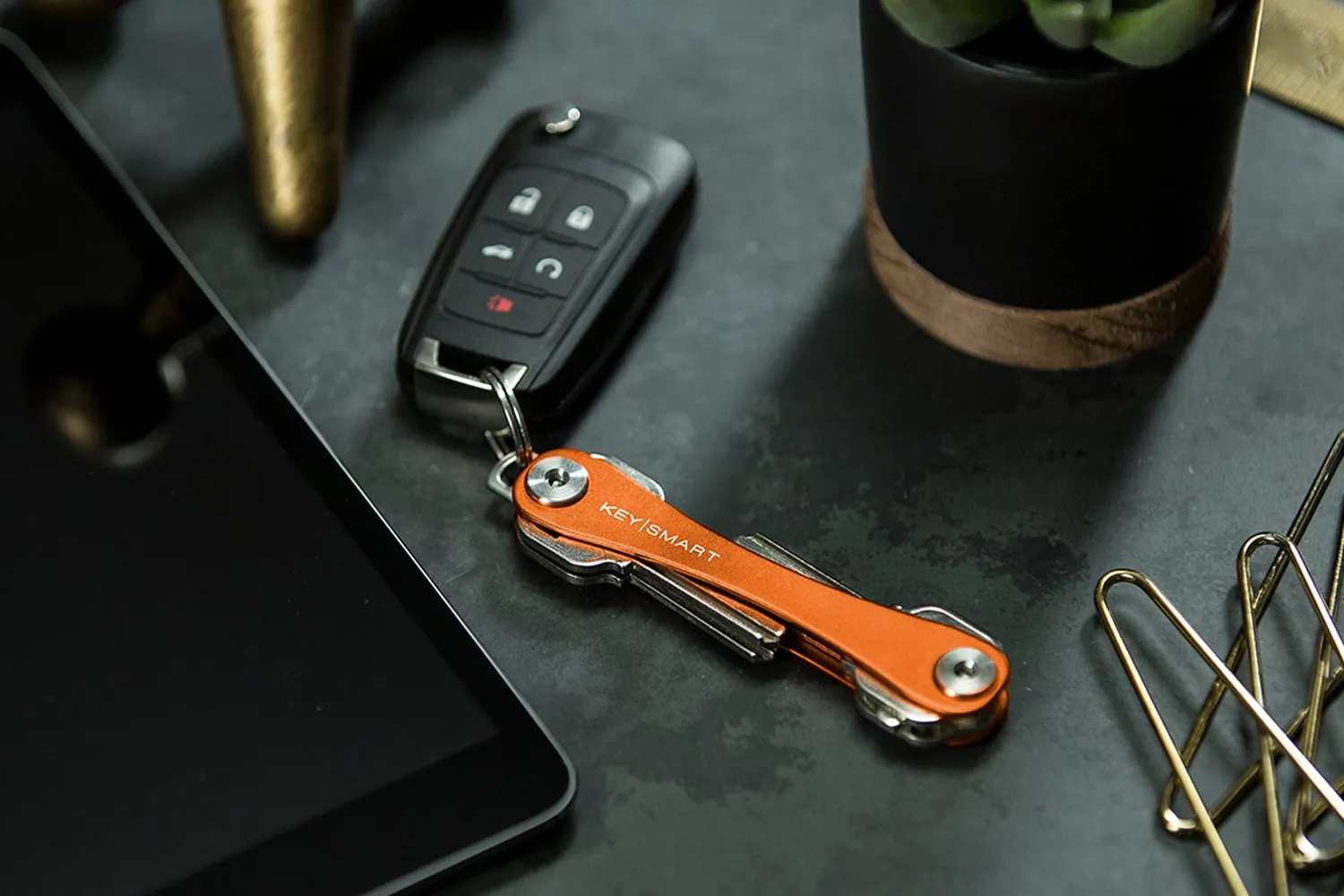 KeySmart Compact Key Holder 2 8 Keys Slate