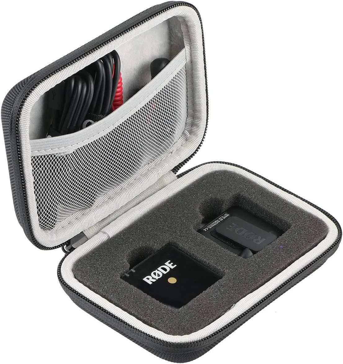 Khanka Hard Travel Case for Rode Wireless GO II/GO Dual Channel Compact Digital Wireless Microphone System