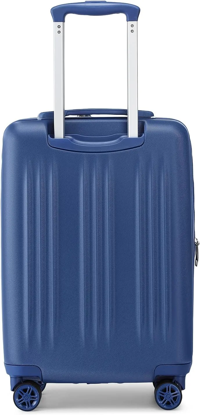 Kono Small 20 Inch Expandable Carry On Luggage with Spinner Wheels & TSA Lock, Scratch and Drop Resistant Hard Shell ABS & PC 22x14x9 Airline Approved Suitcase (Navy)