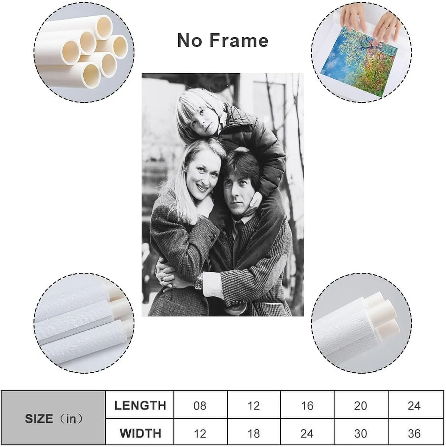 Kramer Poster Vs. Kramer Movie Poster Print Decorative Painting Canvas Wall Art Living Room Posters Bedroom Painting Unframe-style12x18inch(30x45cm)