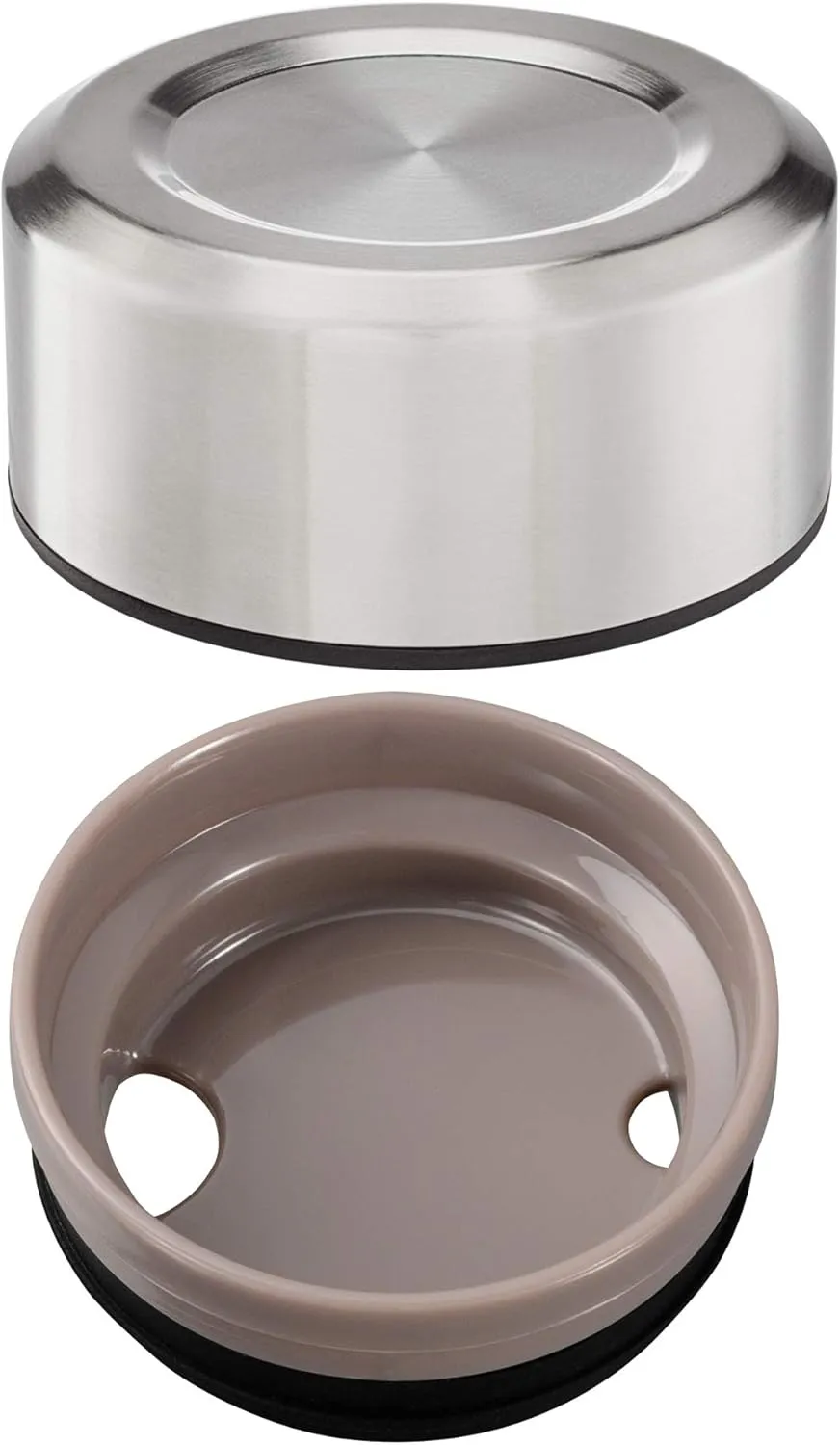 Kyocera Travel Mug with Twist Top, 17oz, Stainless Steel