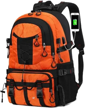 Large Capacity Multi Compartment Waterproof Travel Bag with Hiking Backpack