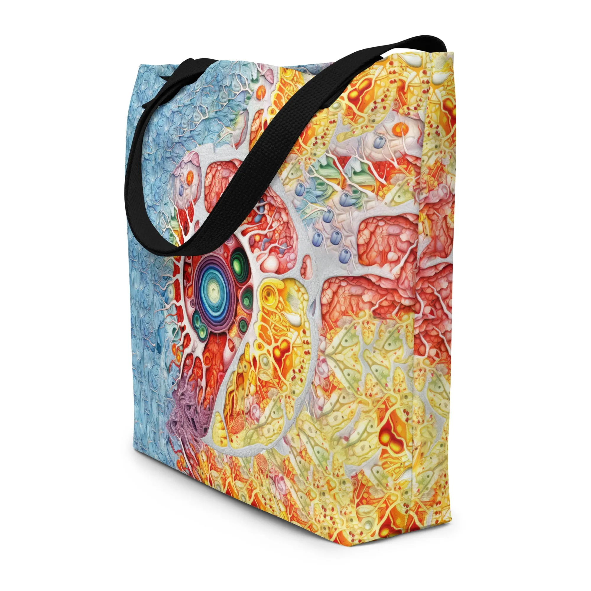 Large Tote Bag Spiral of Life