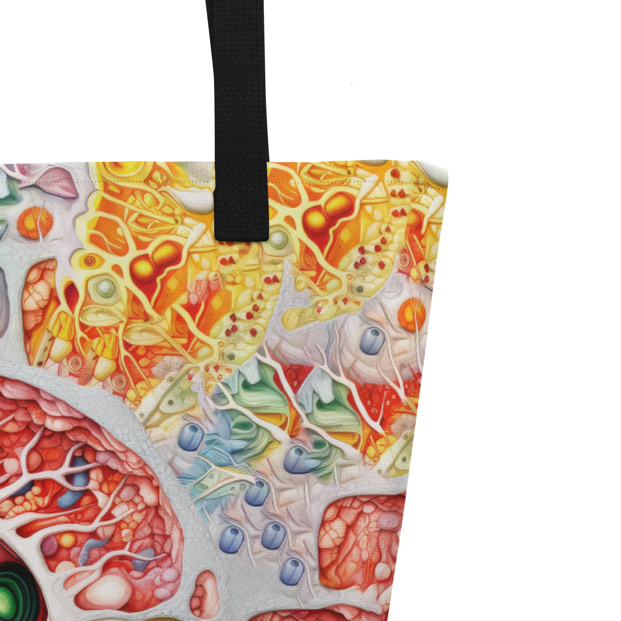 Large Tote Bag Spiral of Life