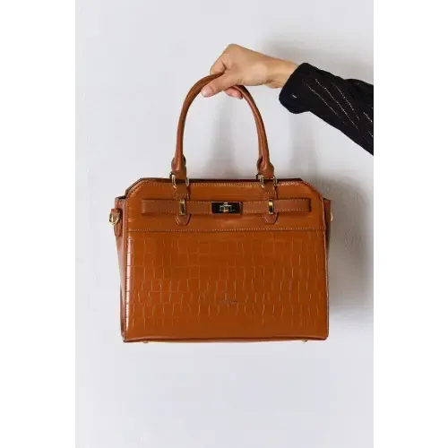 Leather Crocodile Handbag