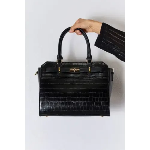 Leather Crocodile Handbag