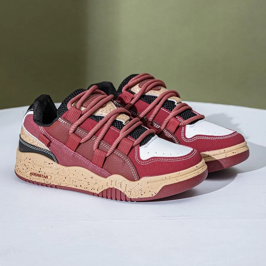 Leisure Sports Shoes Low-Cut Non-Slip Street Travel Pattern Skateboard Shoes for Men