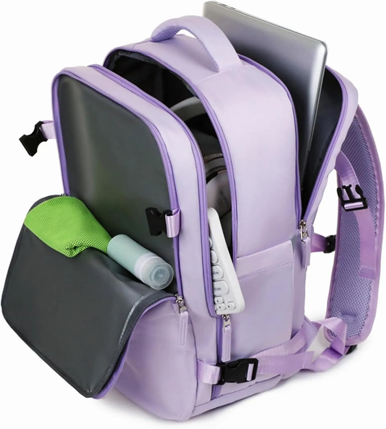 Levettevac Mochila, Levettebag, Levette Bag, Levettevac Backpack, Large Capacity Backpack with Separate Shoe Compartment (Blue)