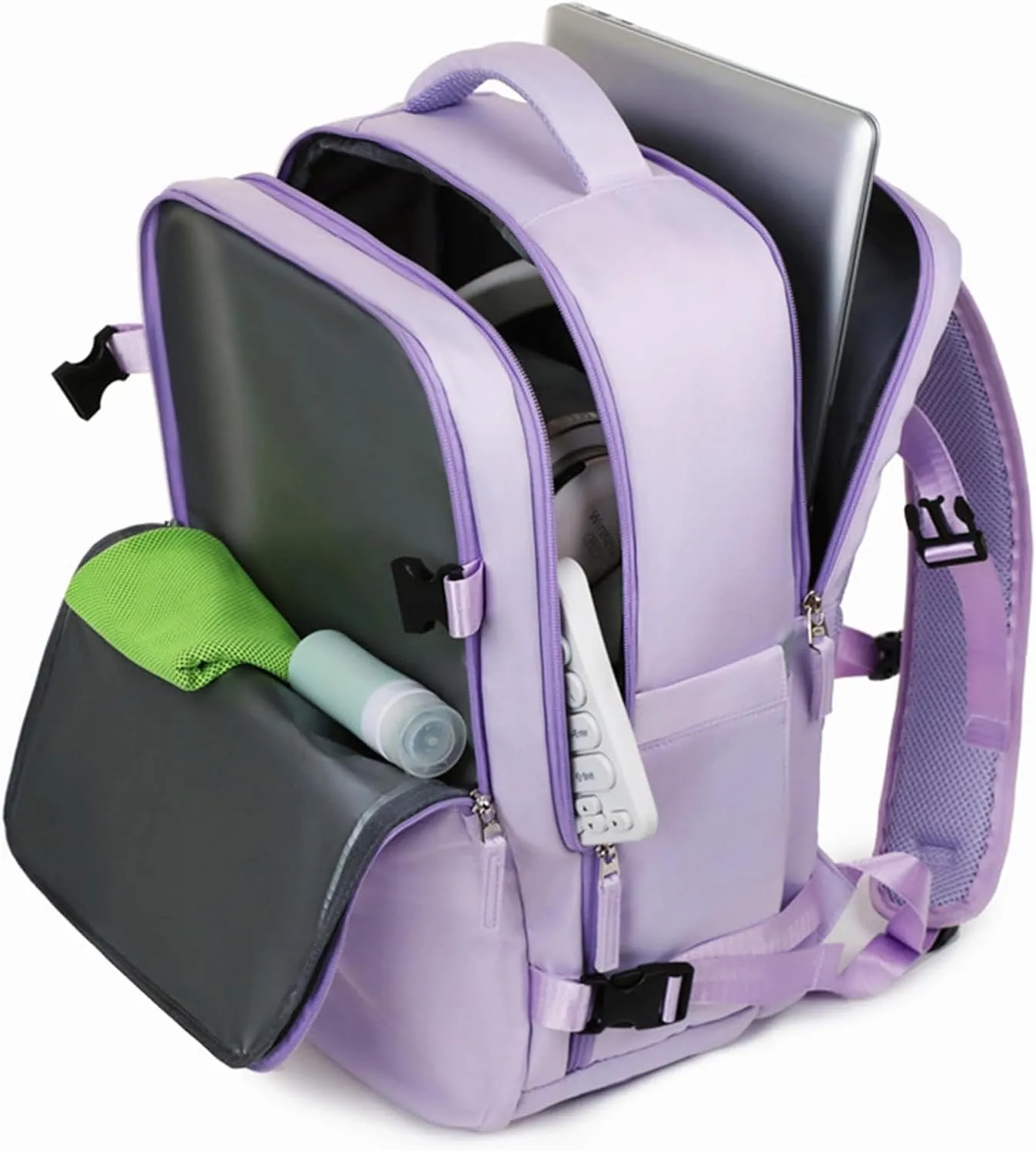 Levettevac Mochila, Levettevac Backpack, LevetteBag, Levette Bag, Large Capacity Bag with Separate Compartment (Purple)
