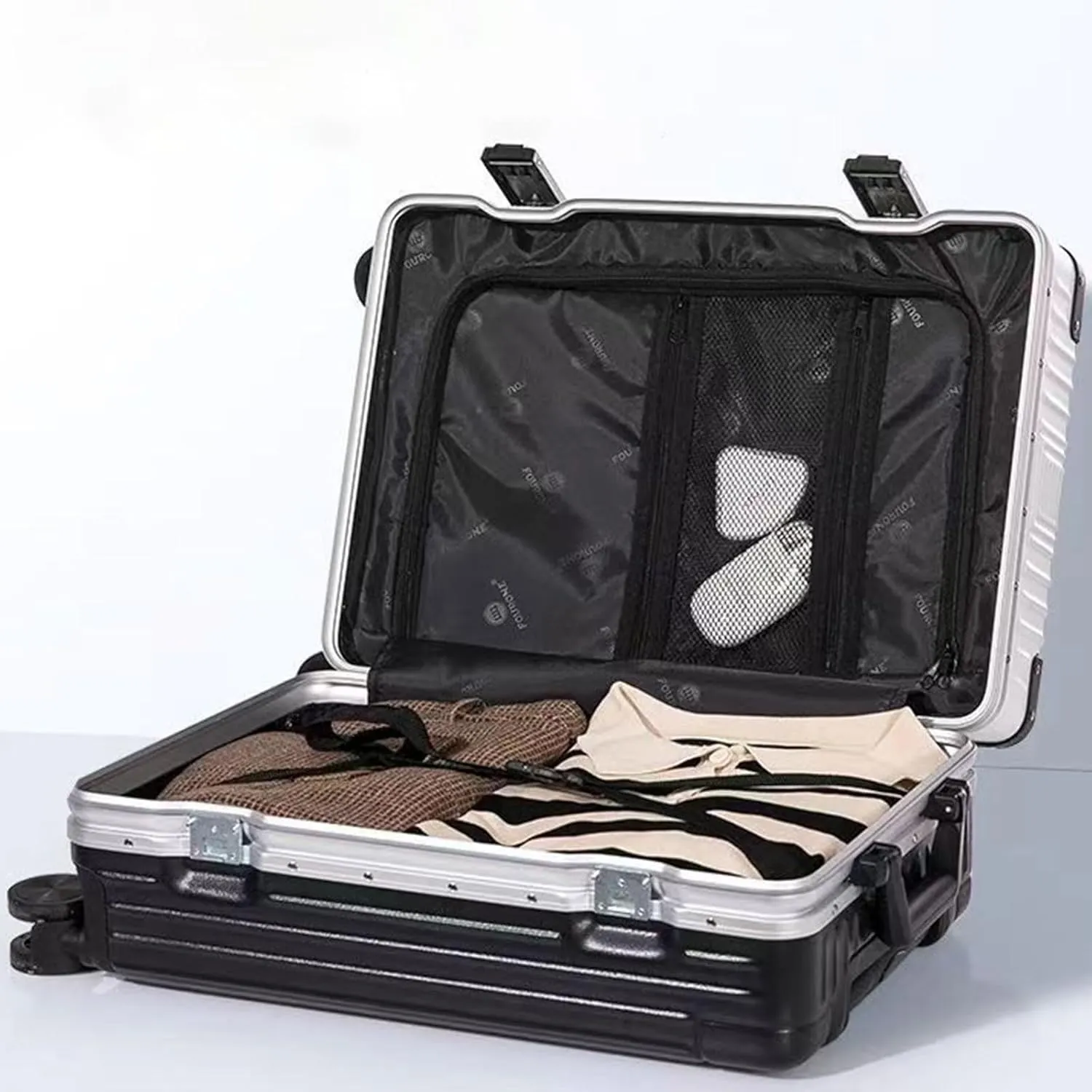 Lightweight Suitecase With Carry-on Bag, With Spinner Wheels, Expandable Luggage, Equipped With Anti-pick Combination Lock (Color : 22 Bag, Size : Green)