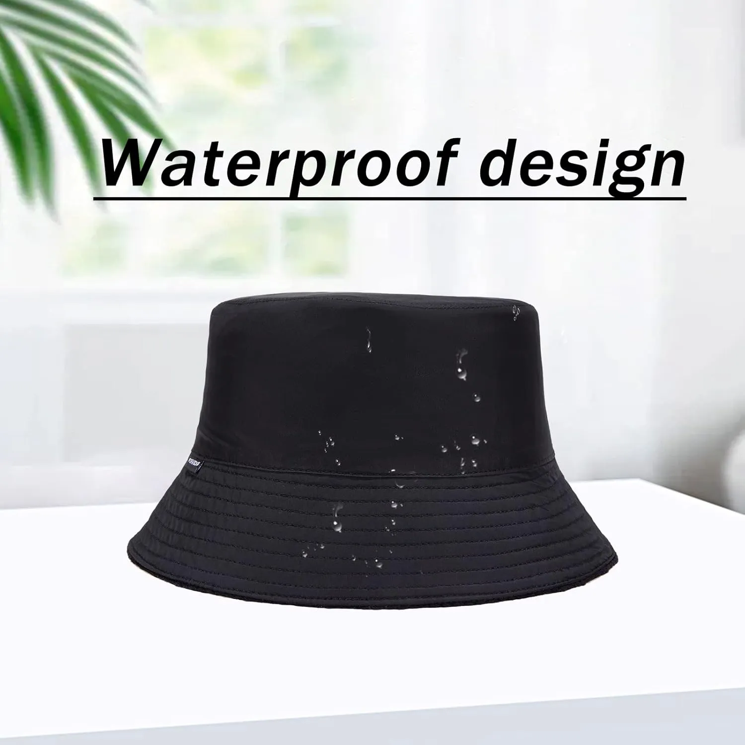 Lip Embroidery Fishing Hat Stylish Bucket for Men Women UV Protection Cap Lightweight Breathable Travel