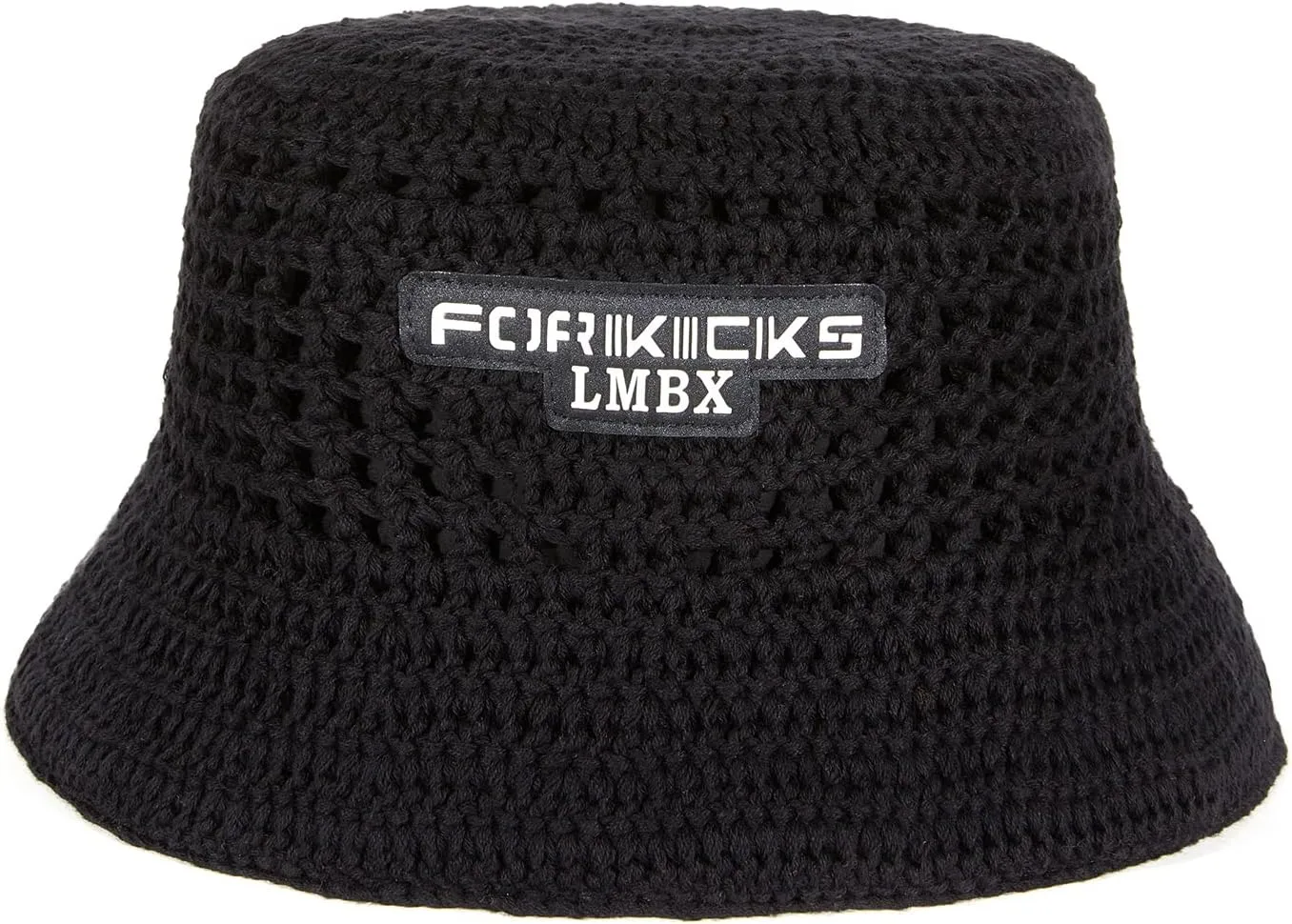 Lip Embroidery Fishing Hat Stylish Bucket for Men Women UV Protection Cap Lightweight Breathable Travel
