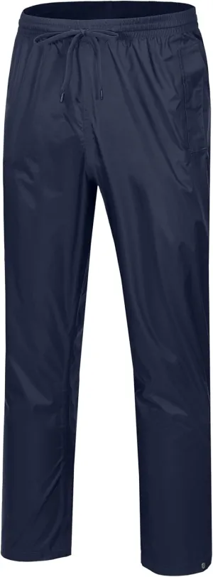 Little Donkey Andy Men's Lightweight Packable Waterproof Rain Pants with Pockets for Hiking Travel Fishing