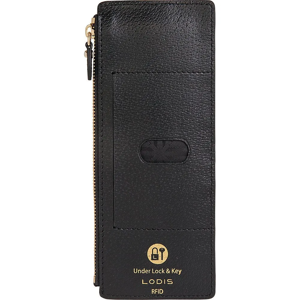 Lodis Stephanie RFID Blocking Under Lock and Key Case with Zipper Pocket Credit Card Holder