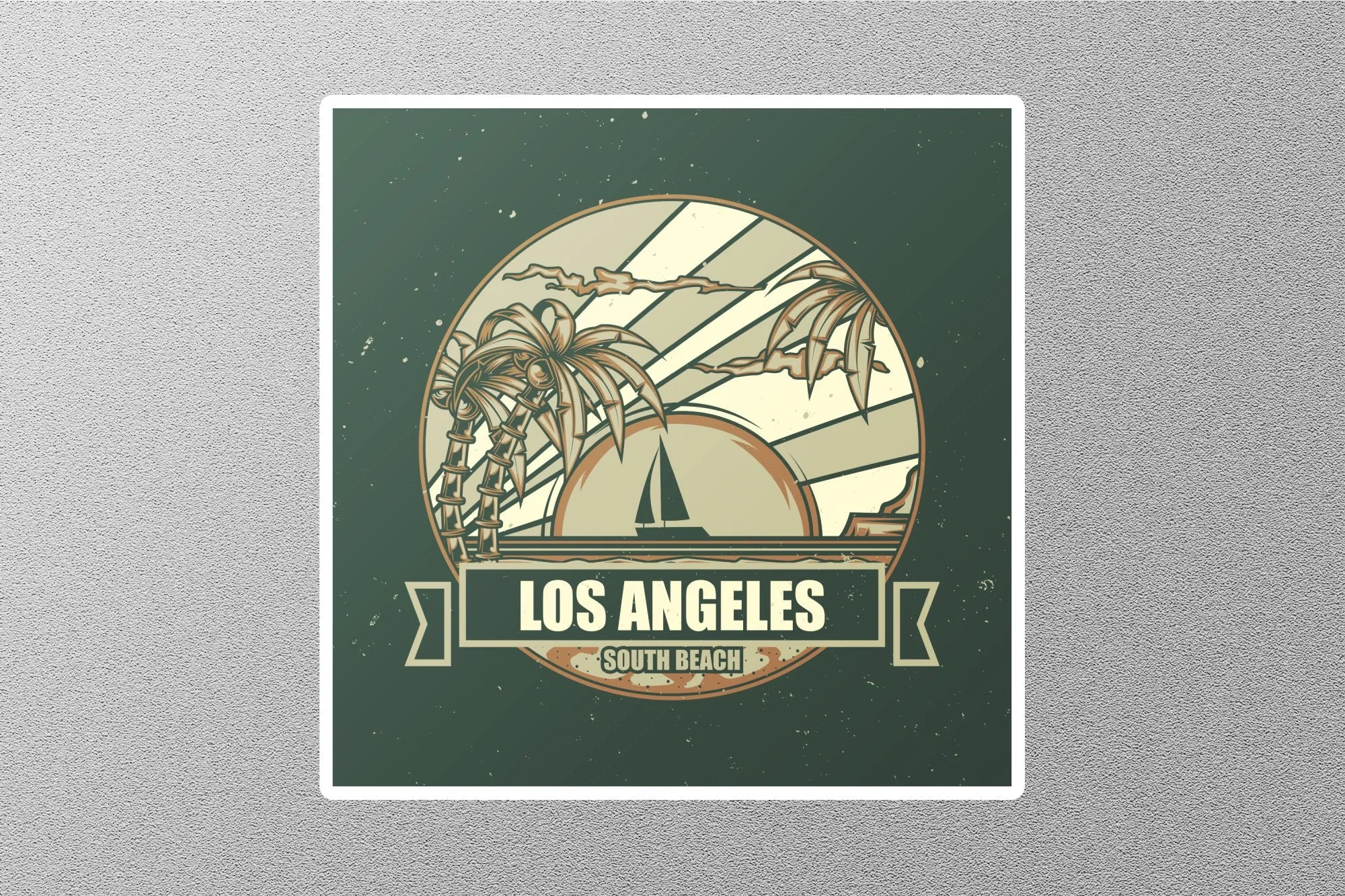 Los Angeles Travel Sticker
