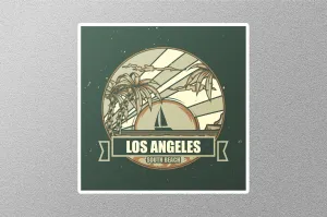 Los Angeles Travel Sticker