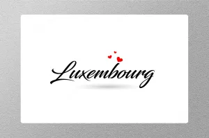 Luxembourg 2 Travel Sticker
